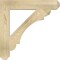 Ekena Millwork Olympic Craftsman Rough Sawn Bracket, Douglas Fir, 4"W x 26"D x 26"H BKT04X26X26OLY04RDF - alternate 3